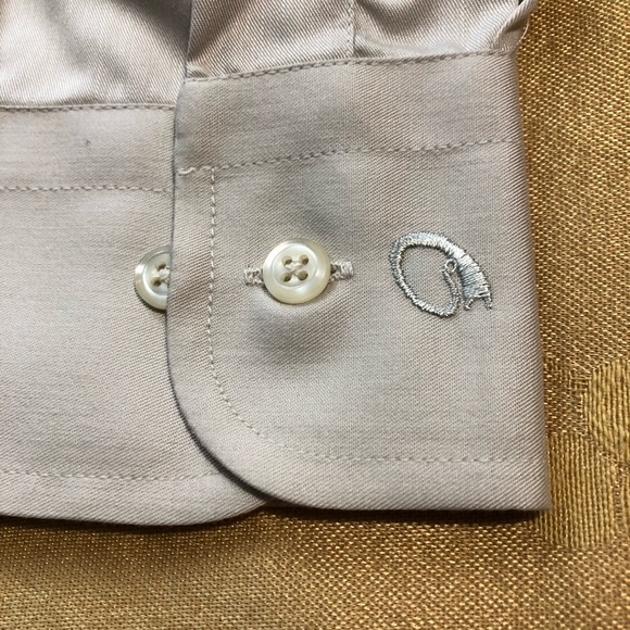 NWT Oxemberg Mens Shirt Size L Large Slim Fit 42 - Picture 6 of 7